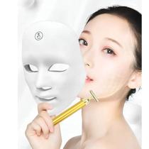 Máscara Facial Led Terapia De Luz Rpc Com 7 Cores Para O Rosto 127/220v Máscara Facial Led Terapia De Luz Rpc Com 7 Cores Para O Rosto 127/220v