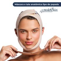 Máscara facial Lipo Papada com tala Mentoneira Modelleskin Cor:Marrom-claroTamanho:Ùnico Máscara facial Lipo Papada com tala Mentoneira Modelleskin Cor:Marrom-claroTamanho:Ùnico