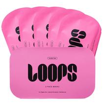 Máscara facial LOOPS DOUBLE TAKE Glow Hydrogel Coreana 5 unidades