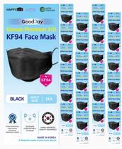 Máscara facial Máscara facial Happy Life Premium 3D Black KF94 (24)