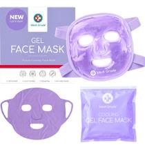 Máscara Facial Medi Grade de Gel Roxa com Capa de Lycra