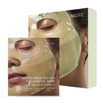 Máscara Facial NACIFIC - Gel de Colágeno com Chá Verde e Cica (4 Unidades)