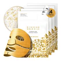 Máscara facial Nature Republic Ginseng Gold Silk Hydrogel 34,5g x4