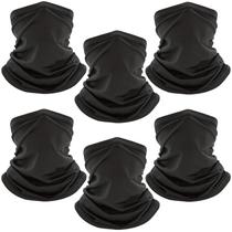 Máscara facial Neck Gaiter COOLZU Scarf Gator Balaclava, pacote com 6