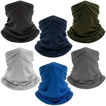 Máscara facial Neck Gaiter COOLZU Scarf Gator para homens e mulheres x6