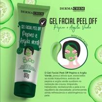 Mascara Facial Para Peles Oleosas e Remoção de Cravos Pepino e Argila Verde DermaChem