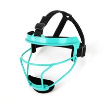 Máscara facial para softball com proteção máxima, ajuste regulável, azul