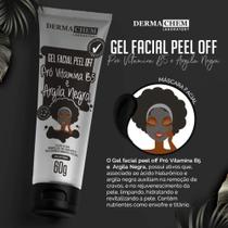 Máscara facial Peel Off Argila Negra - Dermachem