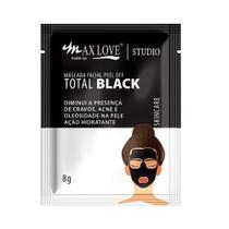Máscara Facial Peel Off Max Love Sache - Total Black