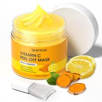 Máscara Facial Peel Off SHVYOG com Vitamina C e Cúrcuma - Removedor de Cravos