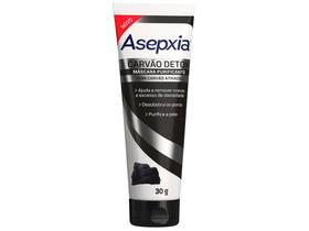 Máscara Facial Purificante Asepxia Carvão Detox - 30g