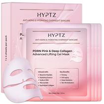 Máscara facial realori Salmon DNA PDRN, hidrogel de colágeno, pacote com 4