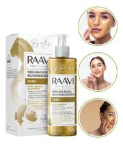 Máscara Facial Rejuvenescedora Ouro 110g Raavi Tipo De Pele Para Peles Cansadas E Ressecadas Seca