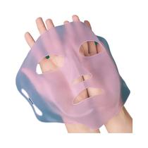 Máscara Facial Reutilizável De Silicone 3D Para Mulheres, Hidratante E Anti-Evaporação De Água,