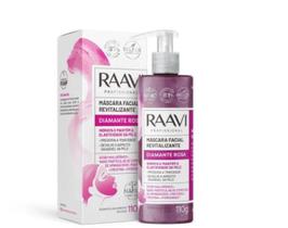 Máscara Facial Revitalizante Diamante Rosa 110G - Raavi Máscara Facial Revitalizante Diamante Rosa 110G - Raavi