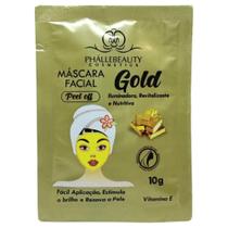 Máscara Facial Sachê Gold Phallebeauty 10G