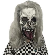 Máscara facial Scary Ghost Demon Skull com língua Cosplay de Halloween Máscara facial Scary Ghost Demon Skull com língua Cosplay de Halloween