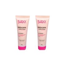 Mascara Facial Shoxx Argila Rosa 50G - Kit C/2Un