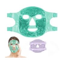 Máscara Facial Térmica Quente/Fria em gel inchaço, enxaqueca rosa Máscara Facial Térmica Quente/Fria em gel inchaço, enxaqueca rosa