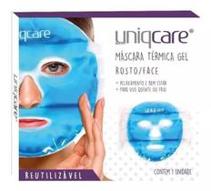 Máscara Facial Térmica Quente Fria Não Congela Uniqcare