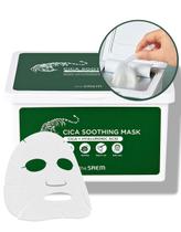 Máscara facial THESAEM Cica Soothing com Centella Asiatica 30 unidades Máscara facial THESAEM Cica Soothing com Centella Asiatica 30 unidades
