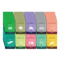 Máscara facial U-NEED 100 unidades coreanas (10 tipos x 10 unidades)