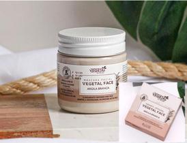 Máscara Facial Vegetal Face Argila Branca - Vegetal Do Brasil