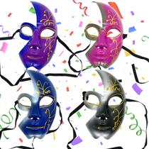 Máscara Fada Carnaval Festa Folia Bloco Abre Alas Acessório Evento Alegria - Guedes