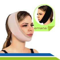 Máscara Faixa Para Lipo de Papada Mentoniana Otoplástia Tecido Emana Média Compressão - New Form Máscara Faixa Para Lipo de Papada Mentoniana Otoplástia Tecido Emana Média Compressão - New Form