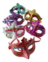 Máscara Fantasia Carnaval Glitter Festa Decoração