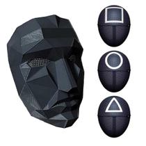 Máscara Fantasia Jogadores Líder Front Man Festa Cosplay Desenho Série