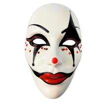Máscara Fantasia Pierrot Palhaço De Veneza