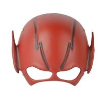 Máscara Flash Cosplay com capa de meia face para Halloween Masquerade