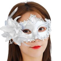 Máscara Flor e Strass Festa Baile De Gala Show Eventos Feiras Cores M755