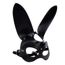 Máscara Formato Coelho 2 Preto Sexy Import