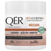Máscara Fortalecimento Vegano Vitaluronic QÉR Griffus 500g Máscara Fortalecimento Vegano Vitaluronic QÉR Griffus 500g
