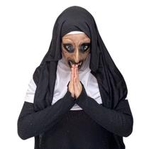 Mascara Freira Realista Realista Latex Hallowen Festa Carnaval Fantasia Terror Susto Trolagem Horror Divertido Engraçado Mascara Freira Realista Realista Latex Hallowen Festa Carnaval Fantasia Terror Susto Trolagem Horror Divertido Engraçado