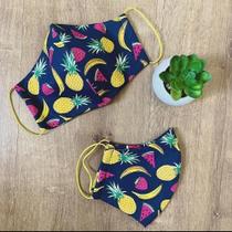 Máscara Frutas 100% Algodão