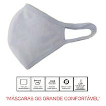 Mascara GG Grande Tecido Duplo Algodão Lavável Reutilizável