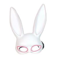 Máscara Glowing Cold Light Half Face Bunny para show de festa Máscara Glowing Cold Light Half Face Bunny para show de festa