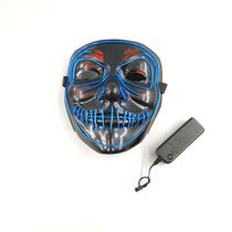 Máscara Glowing Cosplay Halloween Ghost Dance mostra sangue