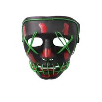 Máscara Glowing Flashs Blood Horror Thriller Halloween PVC