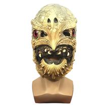 Máscara Golden Carving God Bird Funny Animal Headgear Latex