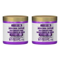 Mascara Gota Dourada 500G Desamareladora-Kit C/2Un