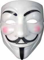 Mascara Hacker Anonymous Vendetta V De Vingança Carnaval - Tutti Store