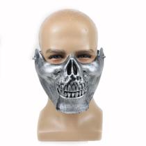 Máscara Half Face Grimace Latex Traje de Carnaval de Halloween