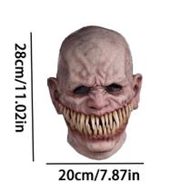 Máscara Halloween Creepy Wrinkle Máscara facial látex cosplay adereços de festa Máscara Halloween Creepy Wrinkle Máscara facial látex cosplay adereços de festa
