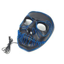 Máscara Halloween El Luminous Cosplay Night Dance Party Props