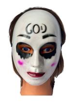Máscara Halloween GOD Noite do Crime c/ Elástico Cosplay