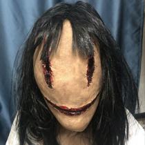 Máscara Halloween Horror Cosplay Smile Scary Funny Head Latex